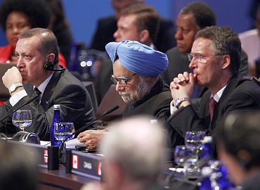 Prime Minister Dr Manmohan Singh at the Nuclear Security Summit