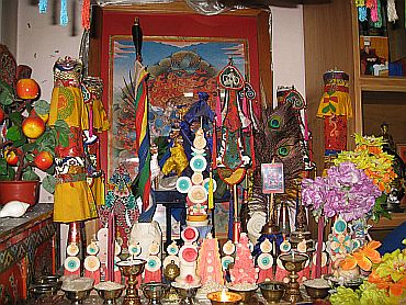 The place of worship in Ugyen's home