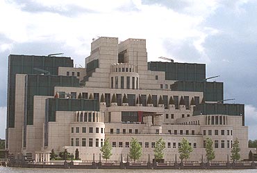 The headquarters of Britain's Secret Intelligence Service (MI6) at Vauxhall Cross on the River Thames in central London