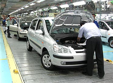 The Hyundai factory outside Chennai has seen many Koreans moving to the city
