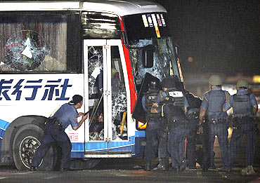 Bloody end to Manila bus hijack