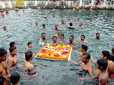 People celebrate Onam in Thiruvananthapuram