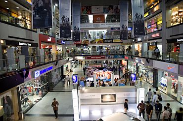 A mall in Gurgaon, Haryana
