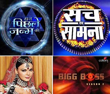 A collage of some reality shows on television