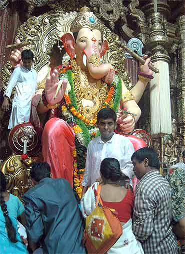Lalbaugcha Raja is a grand spectacle