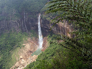 One of the many waterfalls near Cherrapunjee