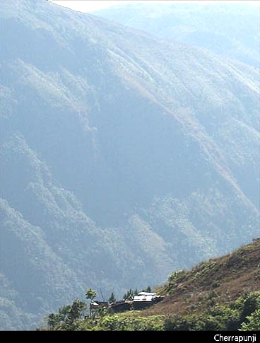 A breathtaking view of Cherrapunjee