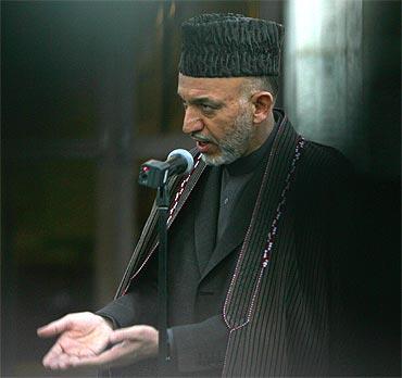 Afghan President Hamid Karzai