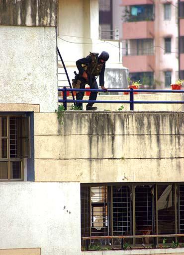 A file photo of paramilitary personnel during the 26/11 terror strike