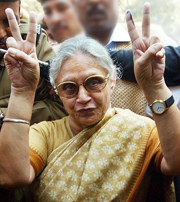 Shiela Dixit, Chief Minister, Delhi