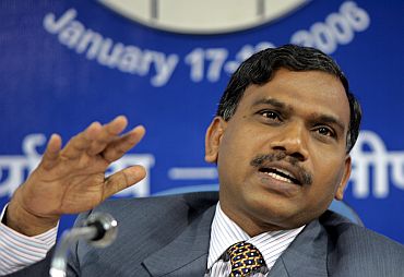 Former Telecom Minister A Raja (in the pic), who resigned recently, is alleged to be at the centre of the massive 2G scam. Opposition demand for a JPC probe in the scam has paralysed the Parliament