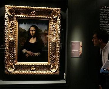 The Mona Lisa, by Leonardo da Vinci, at the Louvre in Paris. Photograph: Francois Lenoir/Reuters