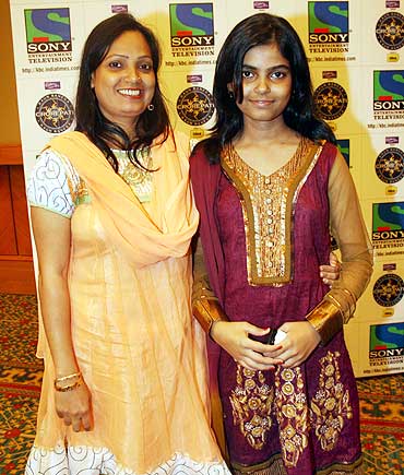 Rahat with her daughter Tazeem in Mumbai