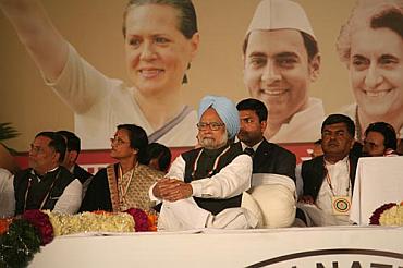 Prime Minister Manmohan Singh at the plenary