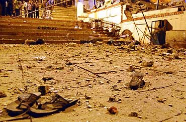 File photo of the Varanasi blast scene
