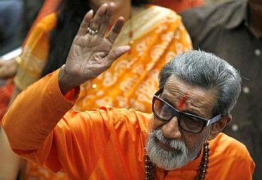 Shiv Sena chief Bal Thackeray