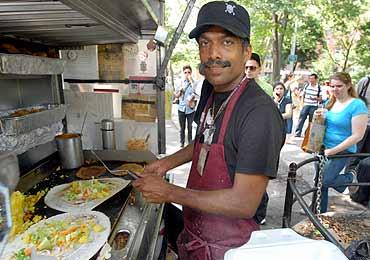 'The New York legend' Thiru Kumar impressing his dosa lovers