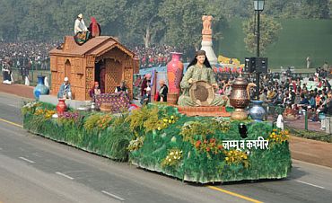 The tableau of Jammu and Kashmir