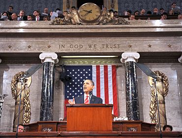 Obama delivers his first State of the Union address