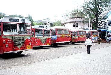 Most buses remained off the streets