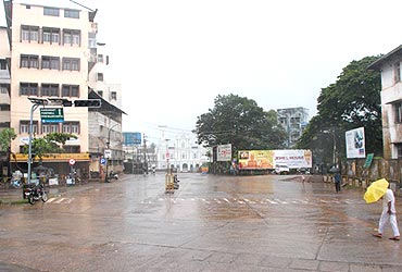 It was a quiet day at Mangalore too