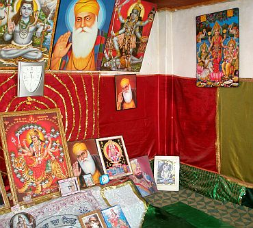 Inside the shrine of Peer Baba