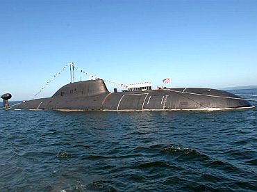 An Akula class submarine