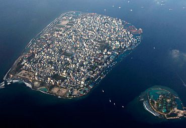 Maldives, one of the lowest countries in the world, is likely to be severely affected by rising sea levels as ice caps melt