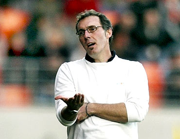 New French coach Laurent Blanc, a member of the 1998 World Cup-winning side