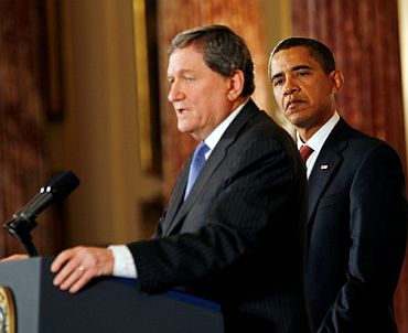 Richard Holbrooke with US President Barack Obama