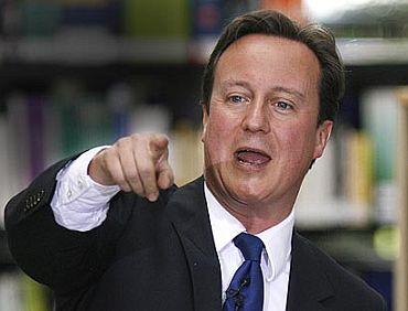 British Prime Minister David Cameron