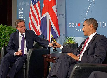 Cameron with US President Barack Obama
