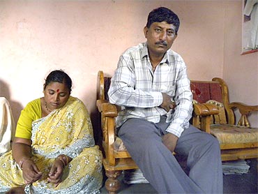 Ulhas and Chhaya Ghorpade at their home