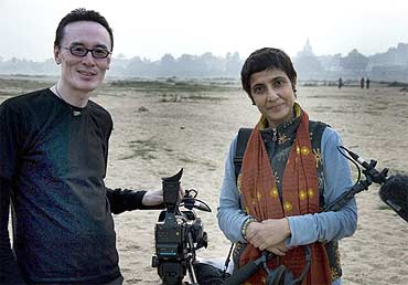 Film maker Tenzing Sonam and Ritu Sarin