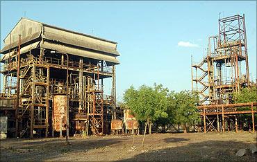 The twin tanks where a majority of the chemical reactions took place.