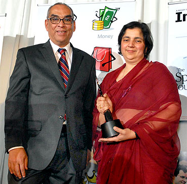 Madhulika Sikka with Ajit Balakrishnan