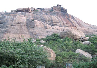 The Yanaimalai hills in Tamil Nadu