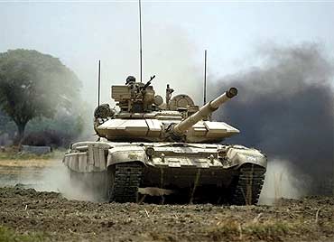 File photo of the Russian T-90