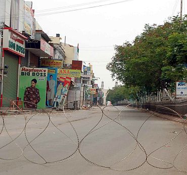 Violence headlined Hyderabad on Tuesday