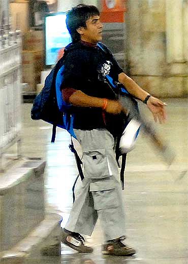 File photo of Ajmal Kasab taken during the Mumbai attack