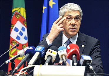 Portugal's Prime Minister Jose Socrates Carvalho Pinto de Sousa