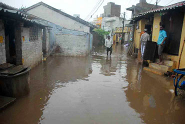 Floodwaters enter homes in Ongole district