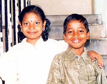 File picture of Krishnaveni (left) and Ravi
