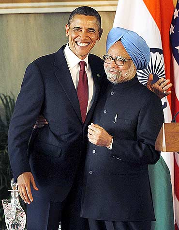 President Obama and Prime Minister Manmohan Singh