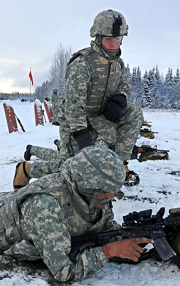 Indian Army trains in icy Alaska
