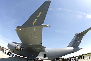 The first C-17 transport aircraft
