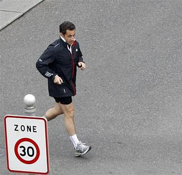 Even world leaders find time to stay in shape