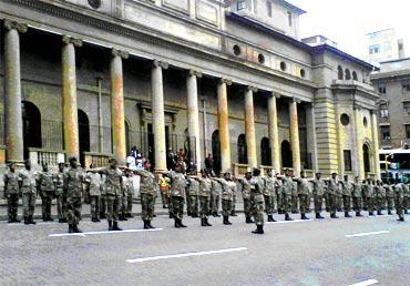 Guard of Honour during the ceremony