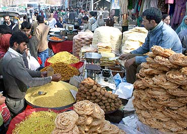 Bakery, mutton, poultry products, fresh vegetables and sweets are in great demand for Eid celebrations