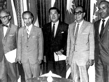 ASEAN was formed in Bangkok on August 1967 at a gathering of the foreign ministers of the Philippines, Indonesia, Thailand, Malaysia and Singapore